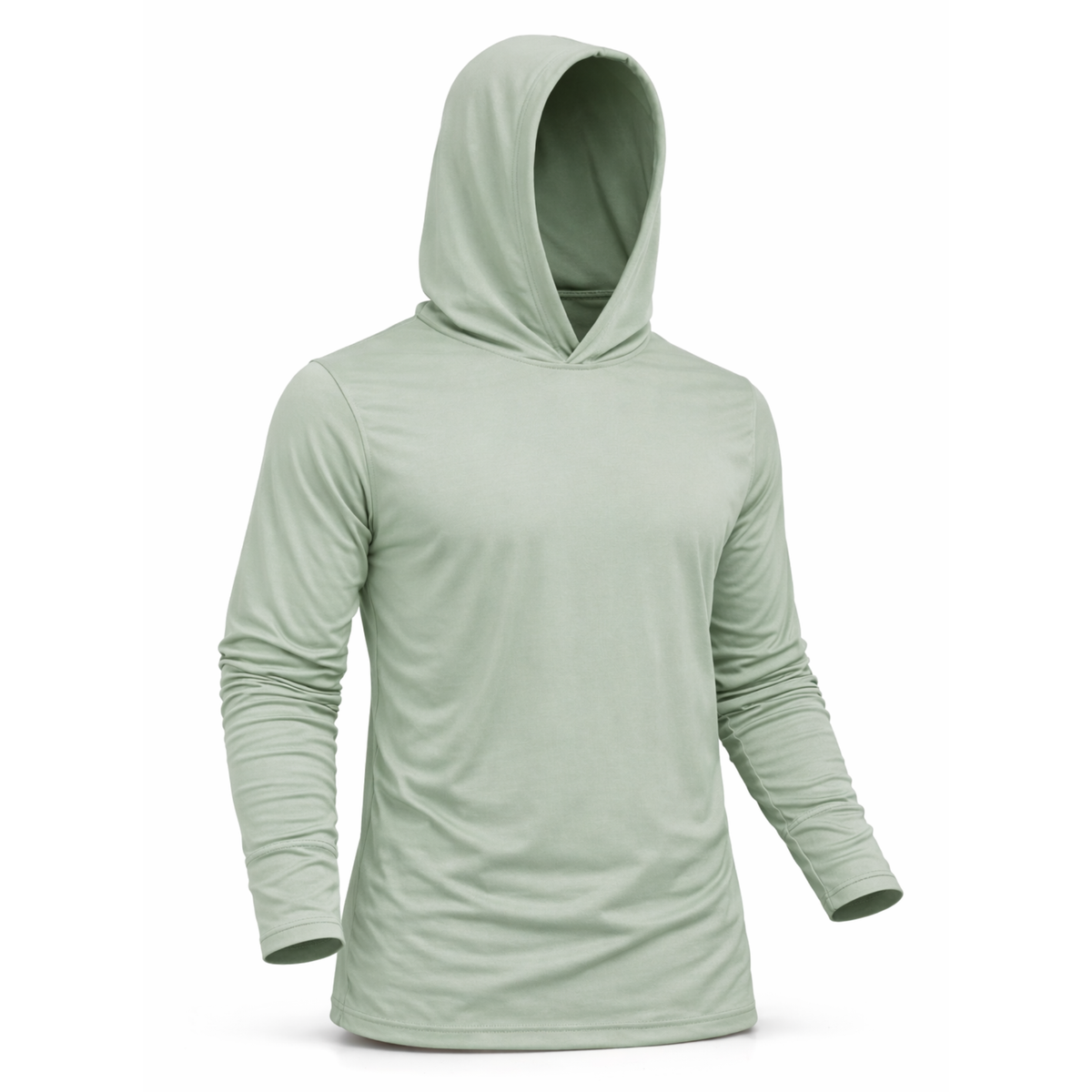 Lightweight Sea Glass Pro hoodie with moisture wicking fabric for offshore fishing